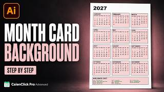Calendar Cards, Borders & Spacing in Illustrator | CalenClick Pro Advanced