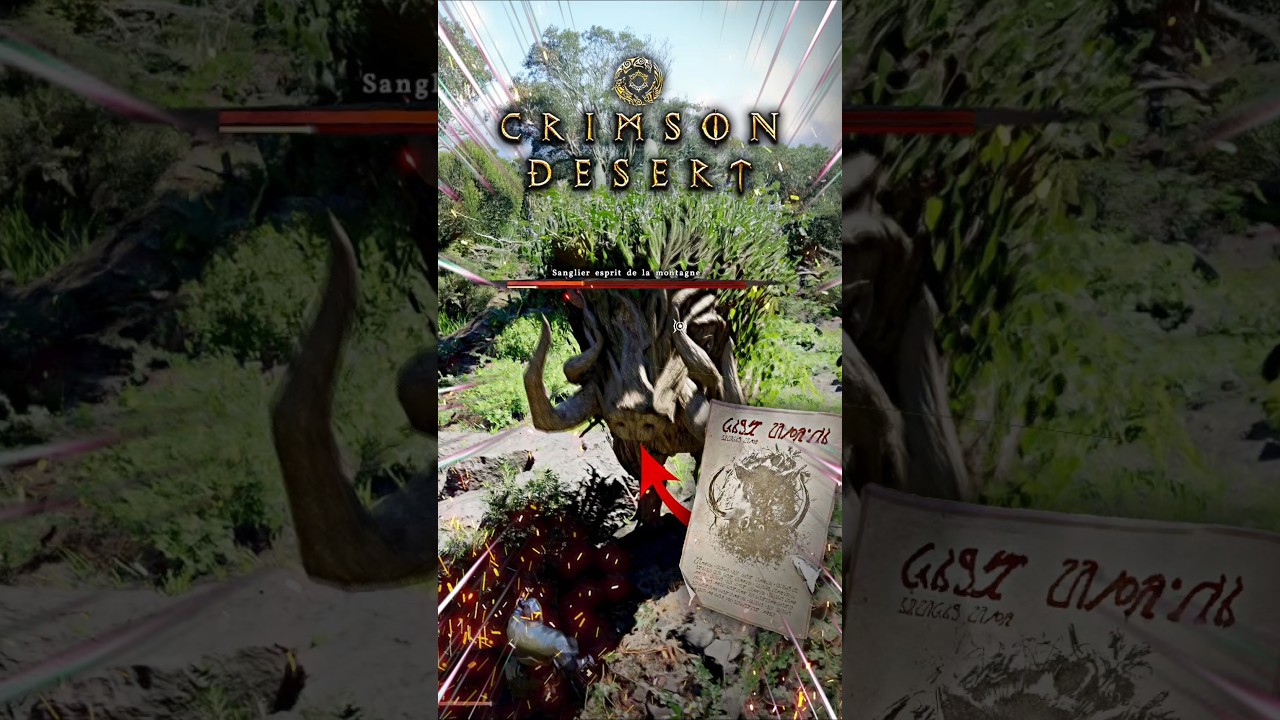 Le Sanglier Esprit de la Forêt : la Nouvelle créature Légendaire de Crimson Desert ! Astuces
