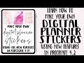 Procreate 4.2 New Features - Using Procreate's New Features to Create Digital Planner Stickers