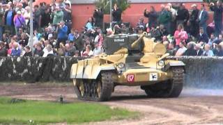 Tankfest WW2 British Valentine tank driving compilation