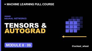 M8L9: PyTorch Tensors & Autograd Explained Beginners | Machine Learning free course #ai #datascience