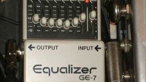 Boss GE-7 EQ Monte Allums Mod = Quiet!