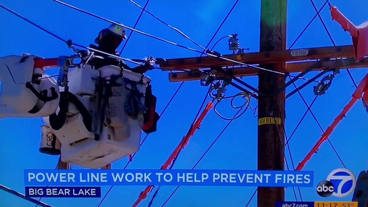 Bear Valley Electric Service Power Line Upgrade YouTube
