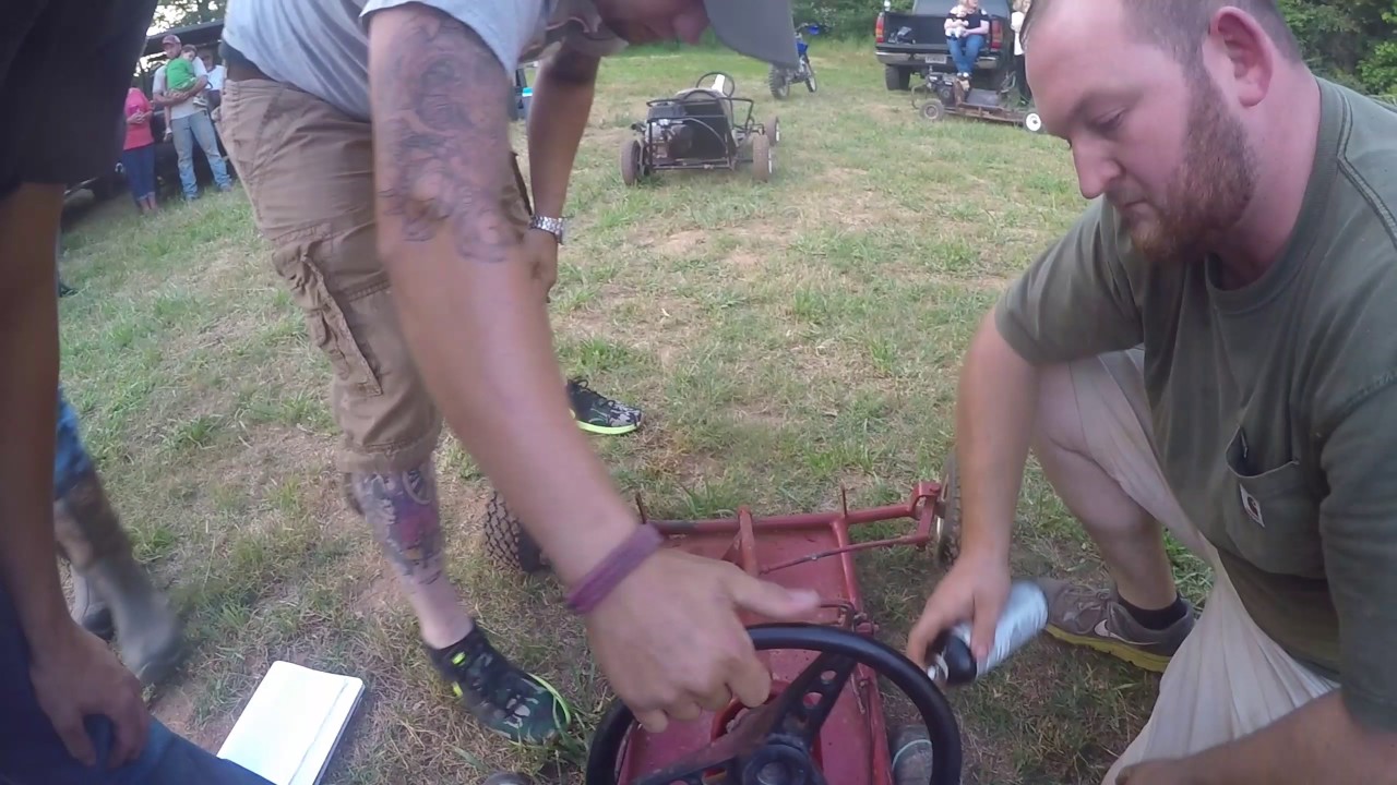 Yard kart racing 5/13/17 predator box stock class go kart racing