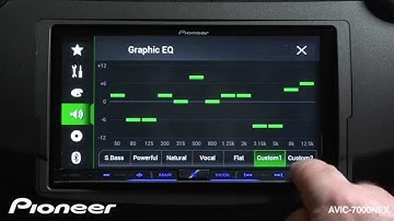 How To - AVIC-7000NEX - Adjust The 13-Band EQ
