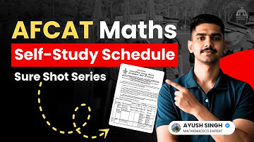 AFCAT 1 2026  - Maths Self Study Plan