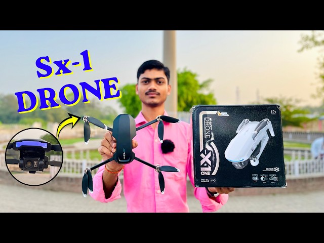 SX-1 Drone Unboxing 🔥 Full Features, Camera, Battery, Fly