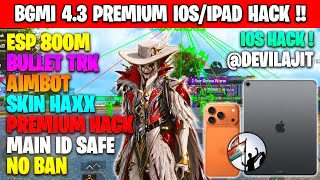 bgmi ios hack 4.3 free |how to hack bgmi ios 4.3 |skin hack bgmi ios | iPad And IPhone ios hack free