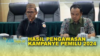 Hasil Pengawasan Kampanye Pemilu 2024 di Kepulauan Bangka Belitung
