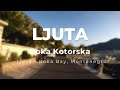 4k  driving in montenegro ljuta kotor bay