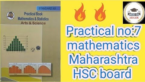 12th Maths Practical  No.7 Science  & Arts Maharastra  board 2021