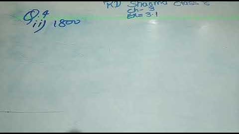 RD Sharma class 8 exercise 3.1 question number 4 ka 2