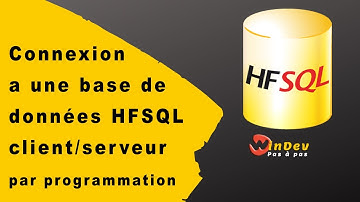 Connexion HFSQL Client serveur