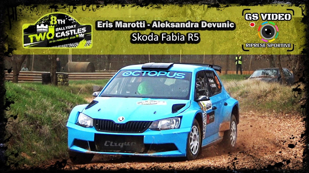 8. Rally Day Two Castles 2026 | Eris Marotti - Aleksandra Devunic | Skoda Fabia R5