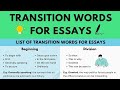 Understanding Transition Words in Essays