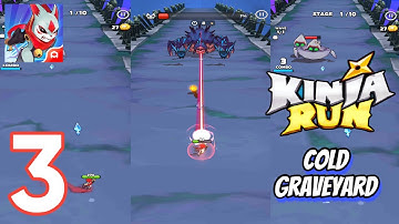 Kinja Run - Gameplay Walkthrough Part 3 - Cold Graveyard (iOS, Android)