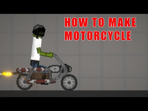 HOW TO MAKE A MOTORCYCLE IN MELON PLAYGROUND - PEOPLE PLAYGROUND - KSELEBOX