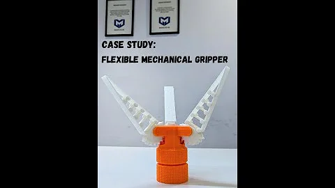 3D Printed Flexible Robotics Gripper || Pratham 3D Printer || Made in India || Make3d.in ||