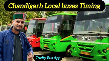 Chandigarh local bus timing || 2024 || Tricity bus app chandigarh || Isbt 43 Chandigarh || Isbt 17