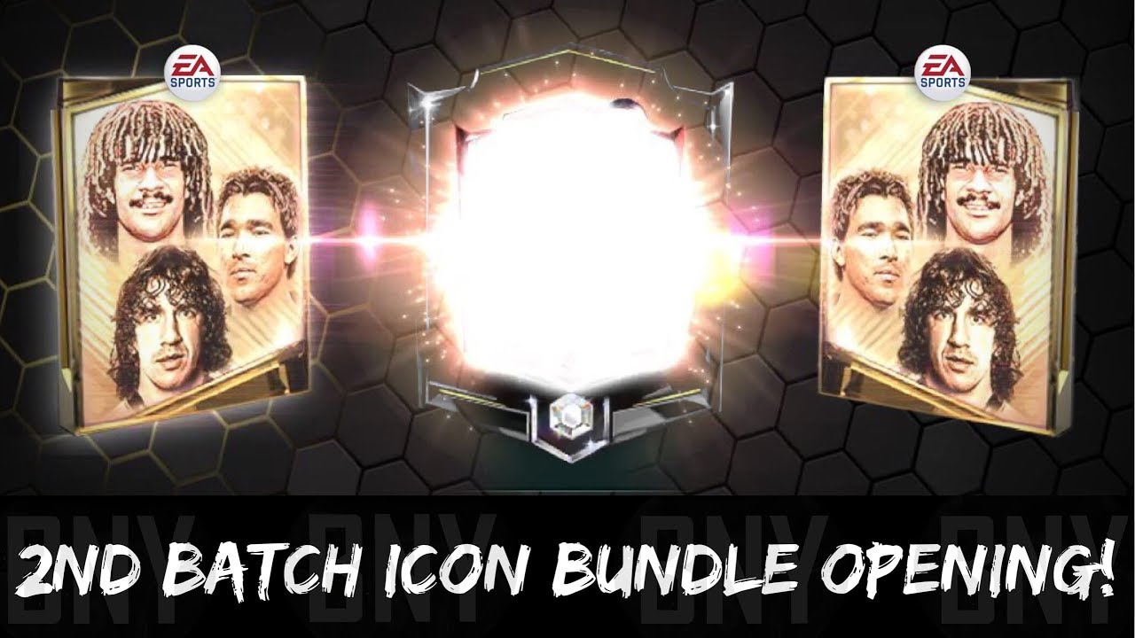 HUGE 2ND BATCH ICONS BUNDLE PACK OPENING! $400 WORTH ON FIFA MOBILE 18 ICONS PACK!