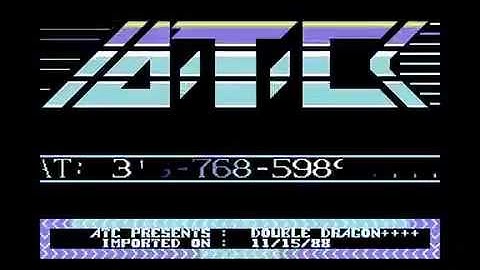 ATC - Double Dragon++++ [C64 Intro]
