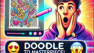 🎨 Doodle to Masterpiece Watch AI Transform Art in 30 Seconds! 🤯✨