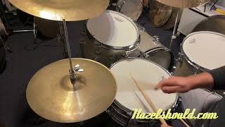 Vintage Zildjian 1950s New Beat Hihats 13” 676 918 grams