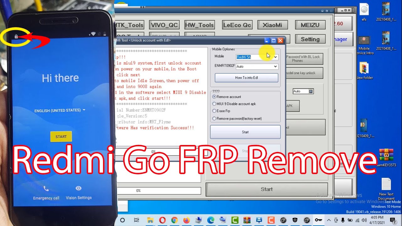 Redmi Go Frp Bypass