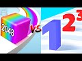 Jelly Run 2048 vs Number Merge Run | All Levels Gameplay | Android, iOS | BEST MOBILE GAMES