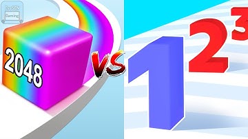 Jelly Run 2048 vs Number Merge Run | All Levels Gameplay | Android, iOS | BEST MOBILE GAMES