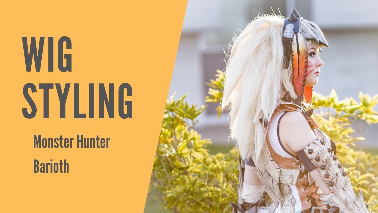 ⭐ Cosplay Wig Styling Tutorial | Monster Hunter (Barioth) ⭐