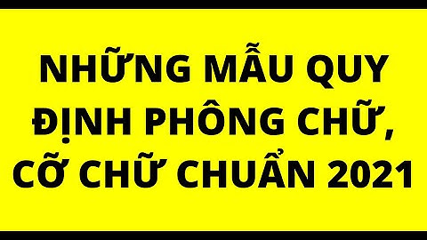 Văn bản hướng dẫn làm bìa đúng kích cỡ chữ năm 2024