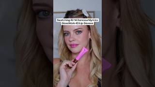 Swatching All 14 Danessa Myricks GlossWork 4D Lip Glosses! #makeup #lipgloss #danessamyricksbeauty