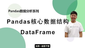【Pandas系列】05 Pandas核心数据结构DataFrame