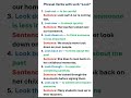 Learn Phrasal verbs with verb 'look'#english#education
