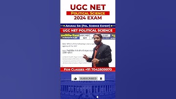 UGC NET Political Science Previous Year Question Practice #ugcnet #politicalscience