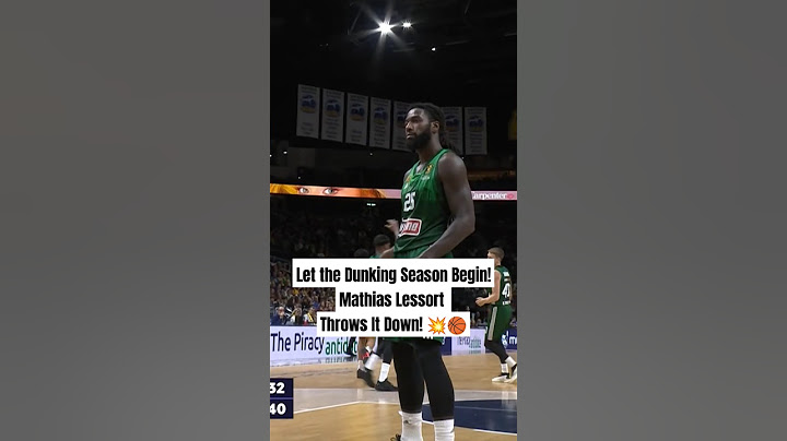 Let the Dunking Season Begin! Mathias Lessort Throws It Down! 💥🏀 Panathinakos