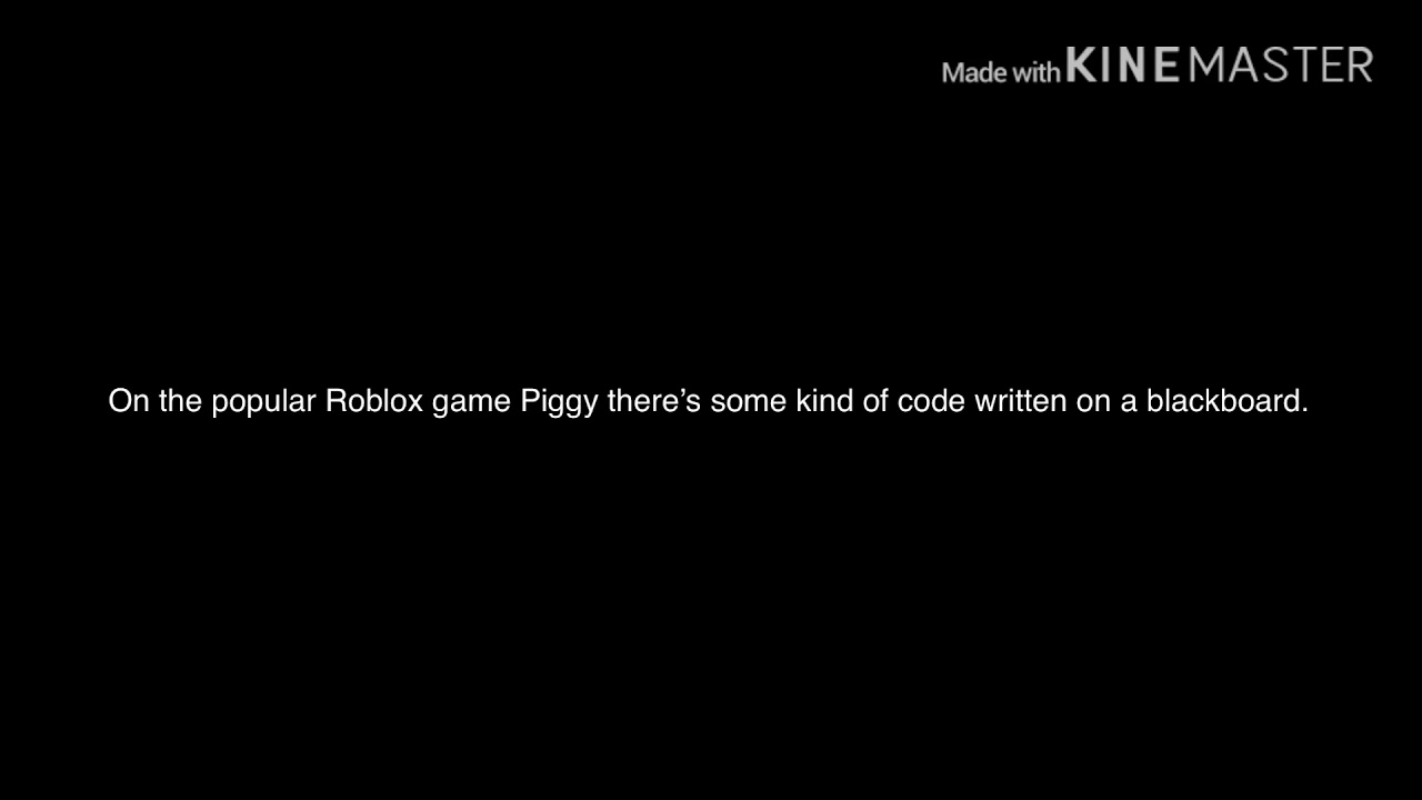 How To Solve The Code On The Blackboard In Roblox Piggy Youtube - chalkboard roblox