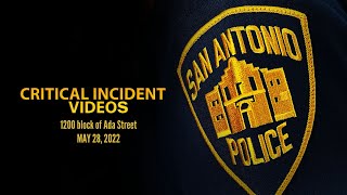 San Antonio Police Department: Critical Incident Video Release Ada Street