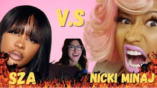Details NICKI MINAJ V.S. SZA TIMELINE News