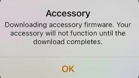 Apple Lightning to HDMI Adapter - Accessory Not Working