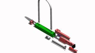 Solidworks Prototype RFID Bike Lock