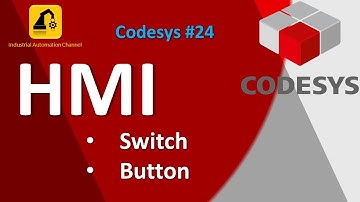 How to Create a Visualization in Codesys | Switch, Button & Lamp | Tutorial #24