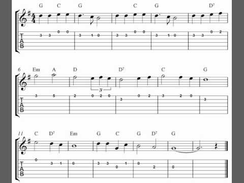 we shall overcome easy guitar tab sheet music score youtube we shall overcome sheet music