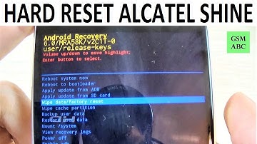 HARD RESET Alcatel SHINE Lite | How to | Tips and Tricks