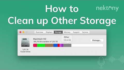 Podcast: What is Other in Mac Storage. How to clear Other storage on Mac