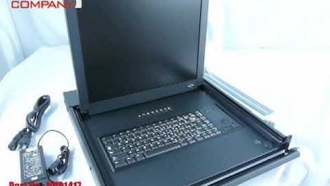 1U Short Depth RackMount 17" LCD Monitor (COMBO FREE PS/2 or USB) (Model: NVP1417c)