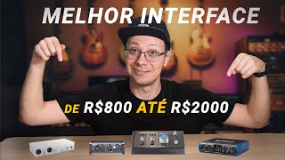 Melhores interfaces de áudio de R$800 a $2000 em 2023