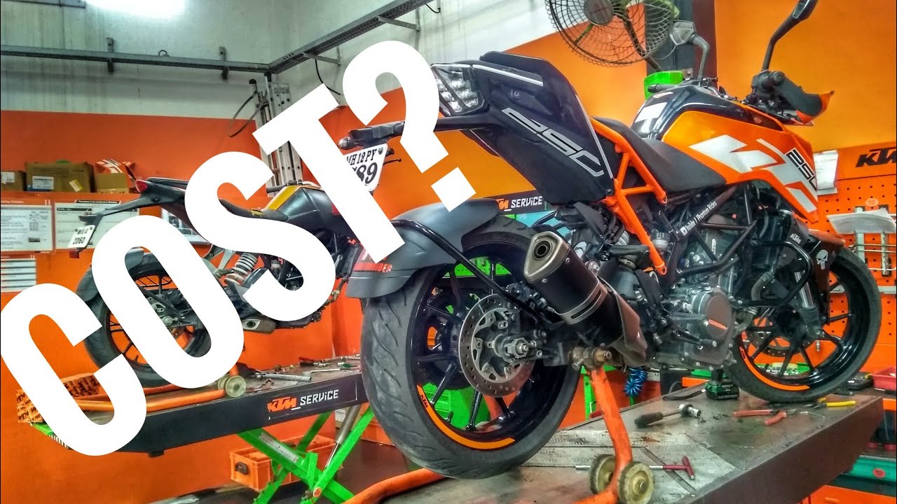 KTM 250 Duke Second Free Service - ECU 