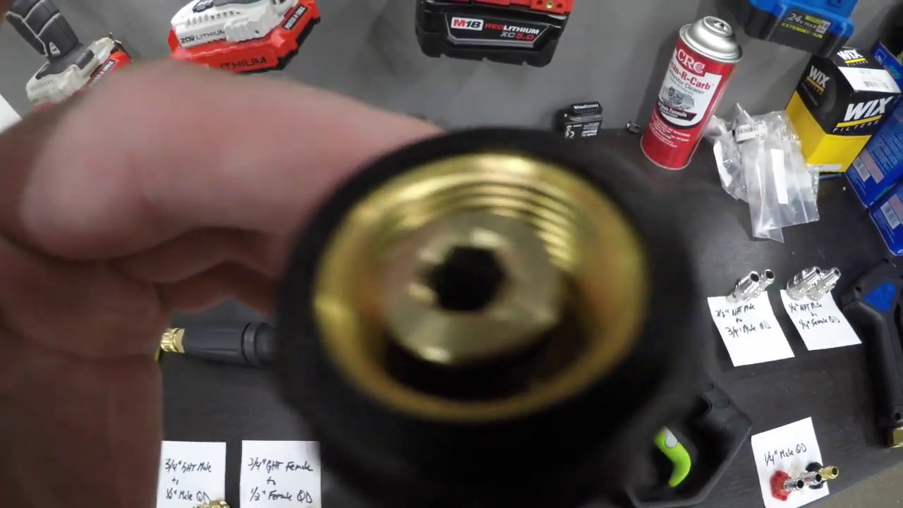 Green Works Pressure Washer OEM Short Gun / MTM SG28 / Fittings